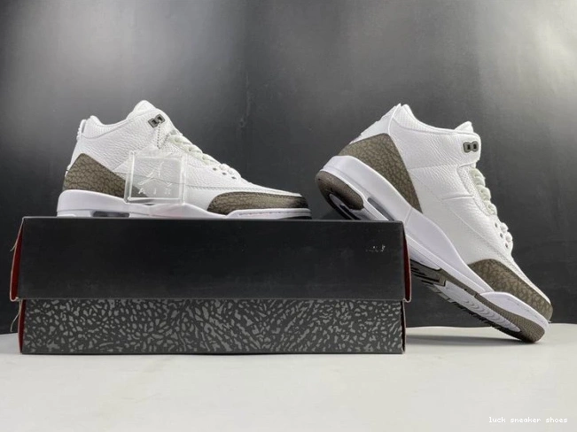 Reps LUCY Mocha (2018) Air Jordan 3 Retro 136064-122 0712